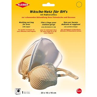 Wäschenetz für Bhs [ Maße: 23 x 16 x 16 cm ] | Kleiber – weiss, 