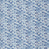 GOTS French Terry Batik-Leomuster | TCC x LOOKS by Wolfgang Joop – brilliantblau/creme,  thumbnail number 1