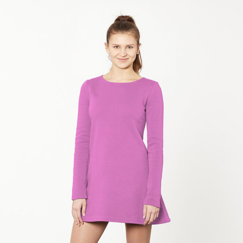 Leichter French Terry Uni – rotlila,  image number 10