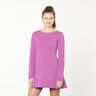 Leichter French Terry Uni – rotlila,  thumbnail number 10