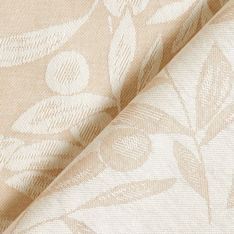 Beschichtete Baumwolle Jacquard beschichtet Oliven – natur/hellbeige,  image number 4