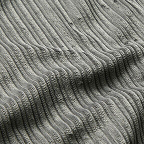 Fancy Cord breit und schmal – grau, 