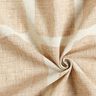 Gardinenstoff Leinen-Mix Formen  – maronenbraun/natur,  thumbnail number 3