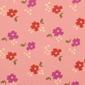 Babycord grosse Blumen – hummer/traube, 
