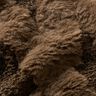 Kunstfell Bouclé Stoff Rauten – dunkelbraun,  thumbnail number 5