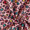 Sweatshirt angeraut buntes Leomuster – rosa,  thumbnail number 3