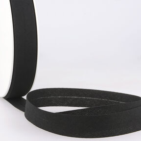 Schrägband Polycotton [20 mm] – schwarz, 