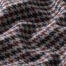 Mantelstoff Woll-Mix kleiner Hahnentritt – merlot/silber,  thumbnail number 2