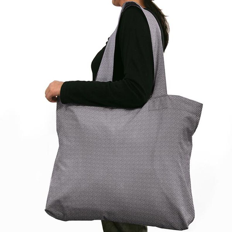 Möbelstoff Jacquard Miniraute – blau,  image number 6