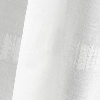 Gardinenstoff Voile zarte Streifen 295 cm – weiss/elfenbein, 