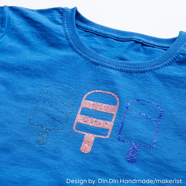 Flexfolie Glitzer Din A4 – blau, image number 3