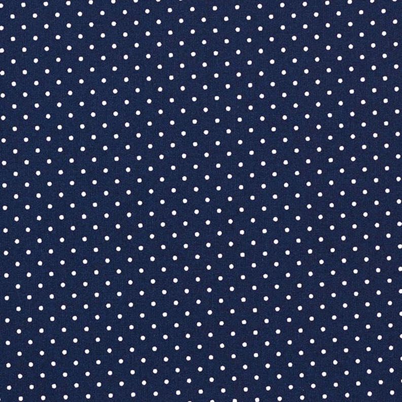 Beschichtete Baumwolle kleine Punkte – nachtblau,  image number 1