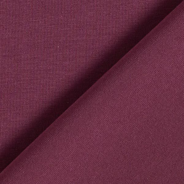 GOTS Baumwolljersey | Tula – aubergine,  image number 3