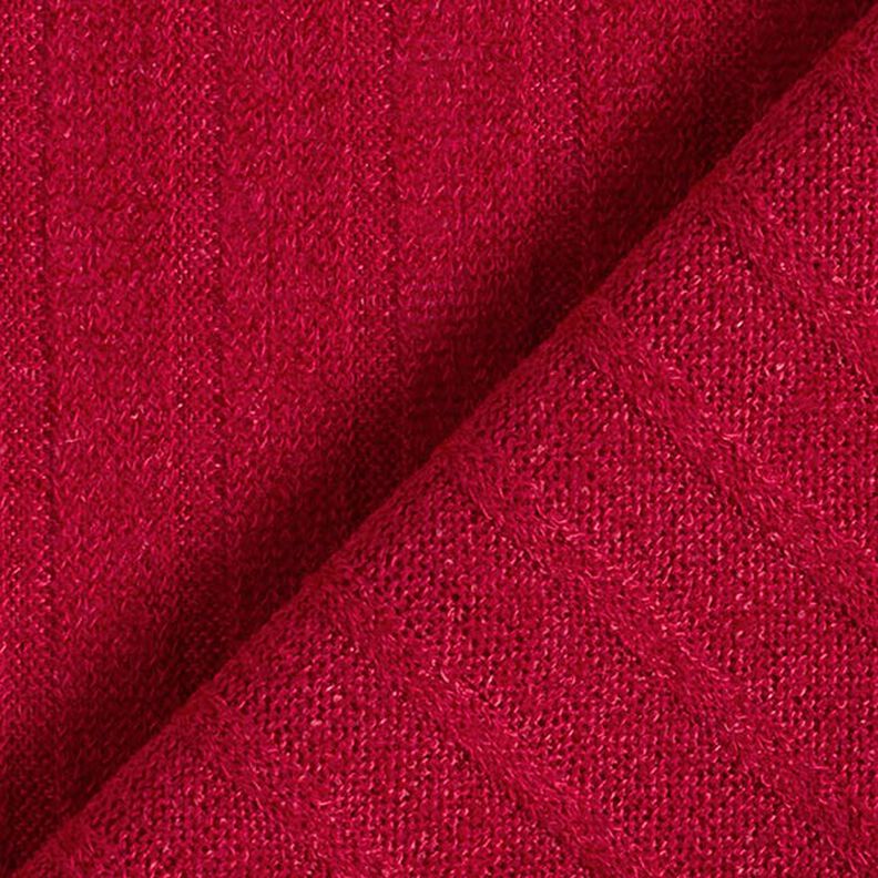Rippenstrick Uni – rot, image number 3