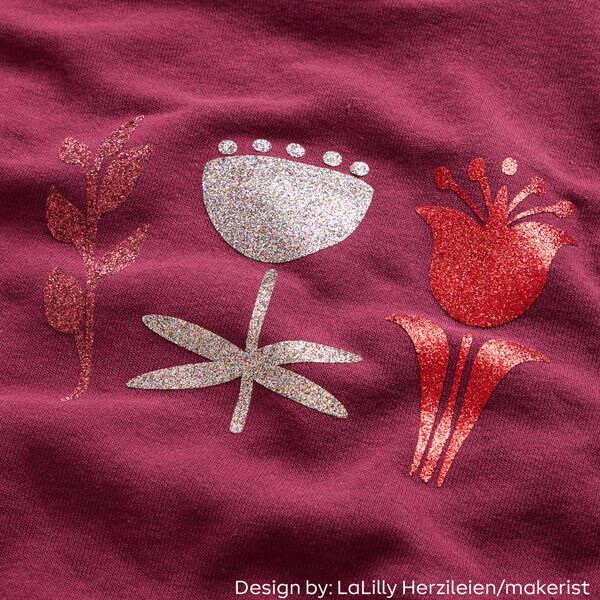 Flexfolie Glitzer Din A4 – rot