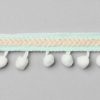 Bommelborte Pastell [38 mm] - mint, 
