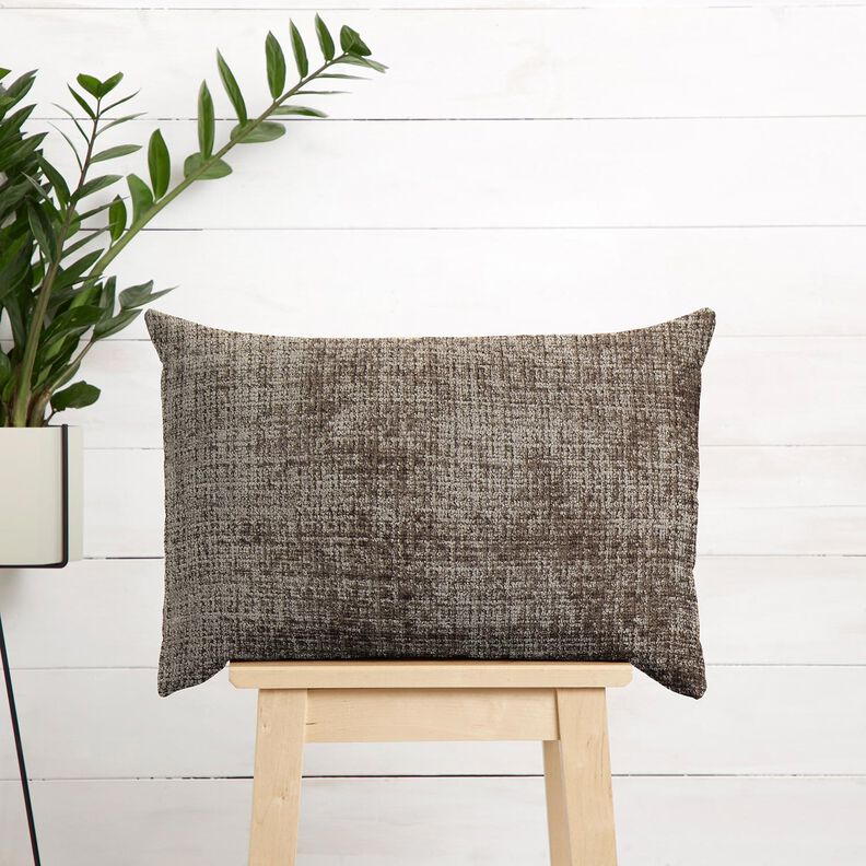 Polsterstoff Chenille Uni – taupe,  image number 6