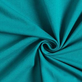 Baumwolljersey Medium Uni – petrol, 