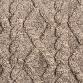 Kunstfell Diamanten – taupe, 