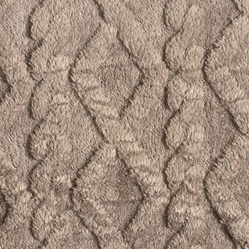 Kunstfell Diamanten – taupe, image number 1