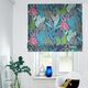 Dekostoff Halbpanama Botanic – marineblau,  thumbnail number 4