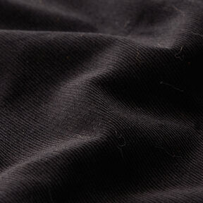 Babycord Uni – schwarz | Reststück 70cm, 