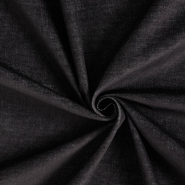 Stretch-Feincord Jeans-Look – schwarz