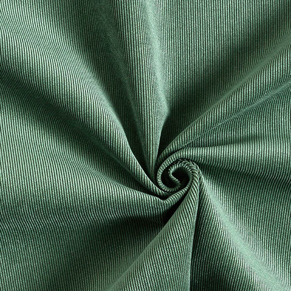 Polsterstoff Babycord – dunkelgrün | Reststück 100cm