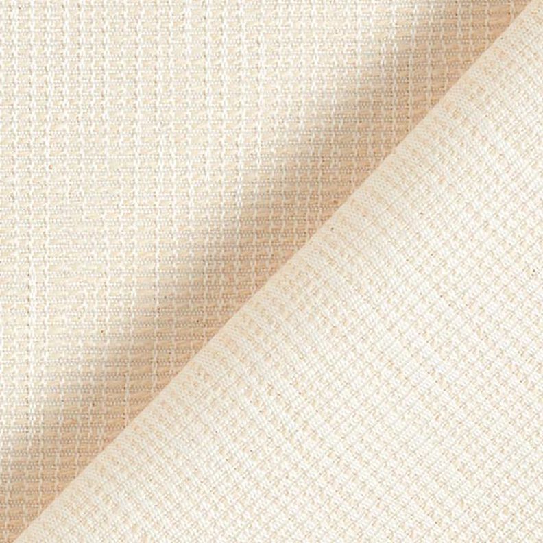 Dekostoff Jacquard dezente Rippen – creme,  image number 3