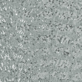 Mikropaillettenstoff Uni – silber, 