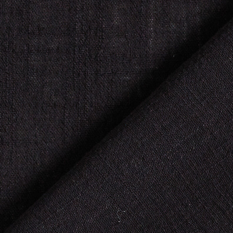 Baumwollstoff Leinen-Optik – schwarz,  image number 3