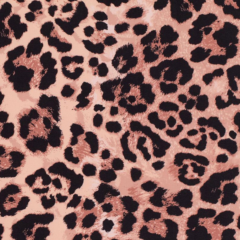 Badeanzugstoff Leoprint – kupfer/schwarz,  image number 6