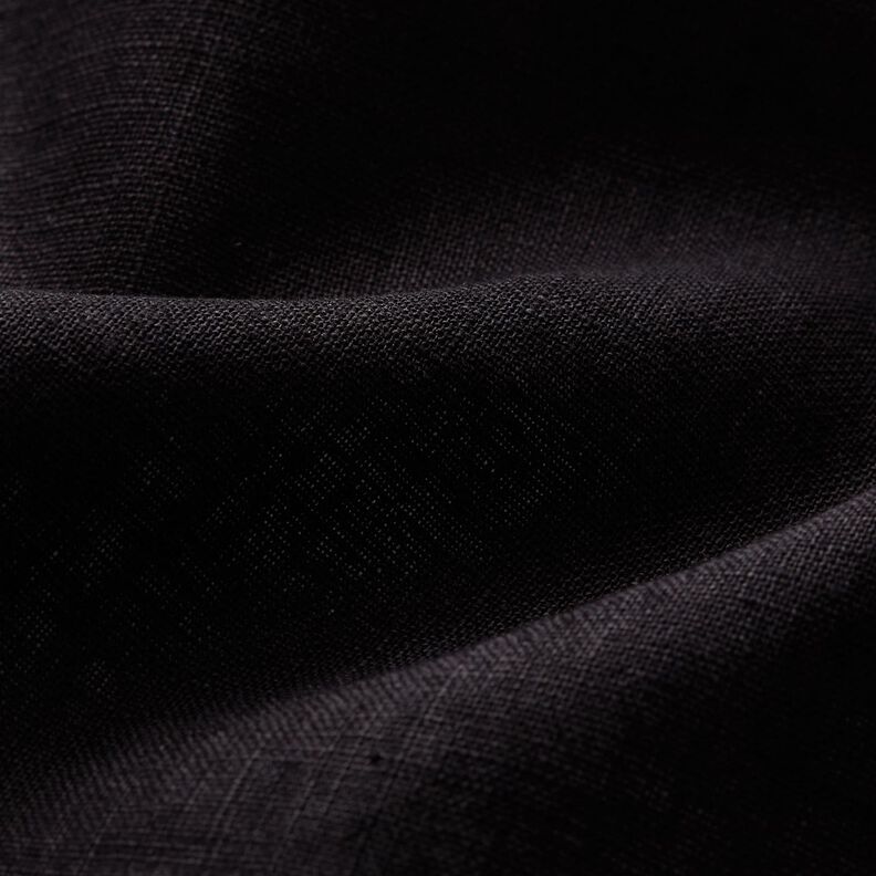 Leichter Leinen-Mix vorgewaschen – schwarz,  image number 3