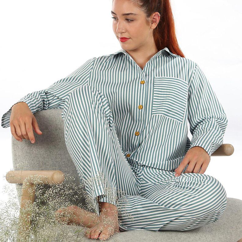 FRAU HILDA Pyjama mit kurzer und langer Variante | Studio Schnittreif | XS-XXL,  image number 6