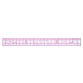 Patchwork-Lineal [5 x 50 cm] - transparent, 