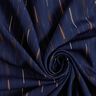 Blusenstoff Glitzernadelstreifen – marineblau,  thumbnail number 3