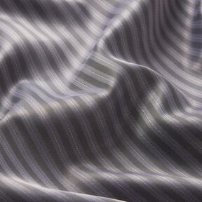Futterstoff Jacquard schmale und breite Streifen – grau/dunkelgrau, 
