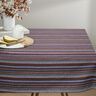 Dekostoff Jacquard abstrakte Streifen – marineblau/karminrot,  thumbnail number 5
