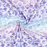 Musselin/ Doppel-Krinkel Gewebe Farbverlauf Leo Print Digitaldruck | Poppy Fabrics – weiss/blaulila,  thumbnail number 3