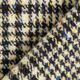 Angerauter Wollmix Hahnentritt & Farbsprenkel – schwarz/hellbeige,  thumbnail number 4