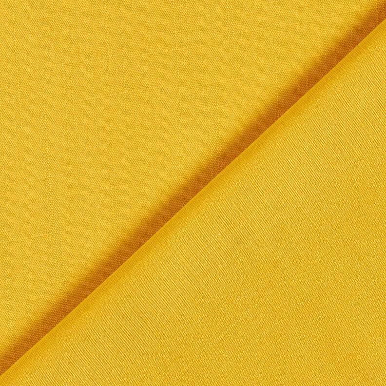 Viskosestoff Leinenoptik – currygelb,  image number 4