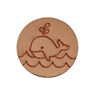 Zierteil Wal [ 23 mm ] – beige, 