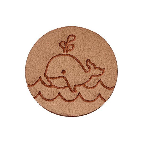 Zierteil Wal [ 23 mm ] – beige,  image number 1