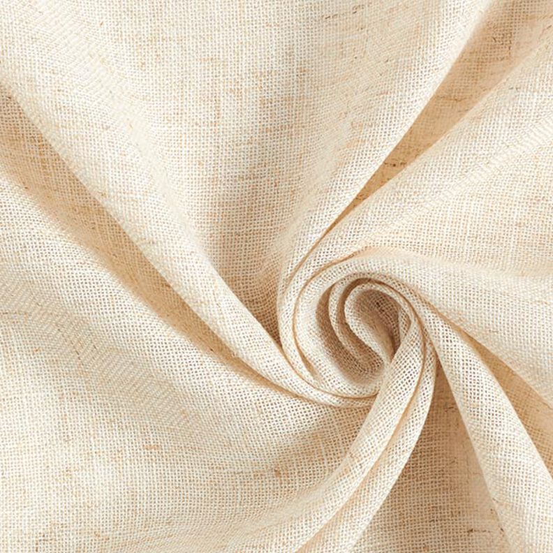 Gardinenstoff Juteoptik 280 cm – natur,  image number 1