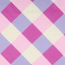 Baumwollsatin Large Gingham | Nerida Hansen – pastellviolett/wollweiss,  thumbnail number 1