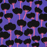 LENZING™ ECOVERO™ Viskosestoff Poppies | Nerida Hansen – lila/schwarz,  thumbnail number 1