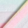 Kuschelfleece Pastell Regenbogenstreifen – hellgelb/rosa,  thumbnail number 4