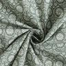Baumwollstoff Cretonne Blumen und Ranken – schilf/weiss,  thumbnail number 3