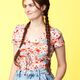 GOTS Baumwolljersey Vögel & Blumen | Tula – rosa,  thumbnail number 4