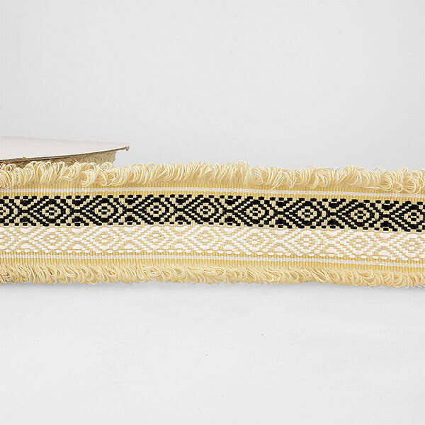Jacquardborte Ethno – beige, image number 2